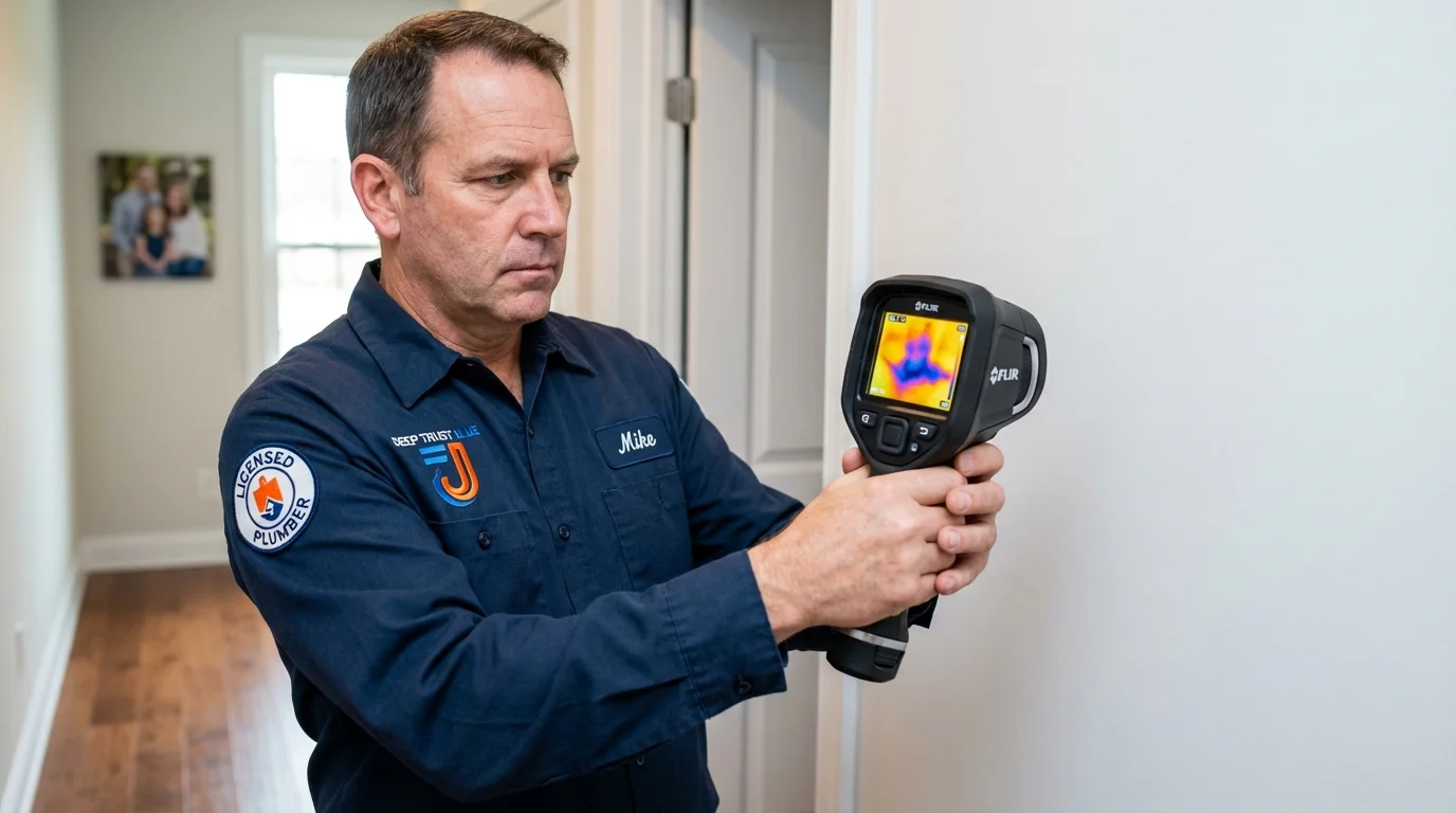 Thermal imaging leak detection by Johns Plumbing LLC in Miamisburg